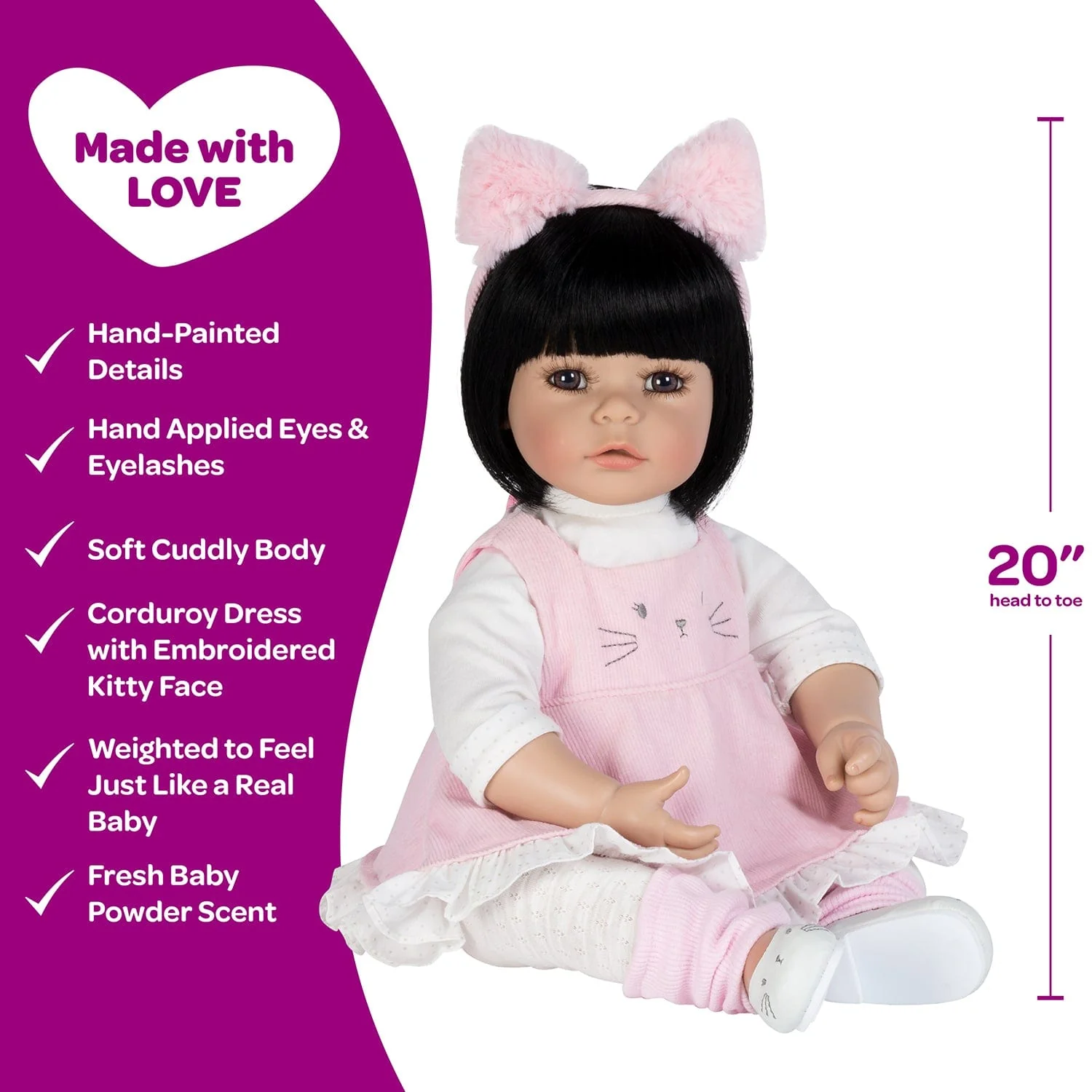 Adora ToddlerTime Doll Kitty Kat - Image 4