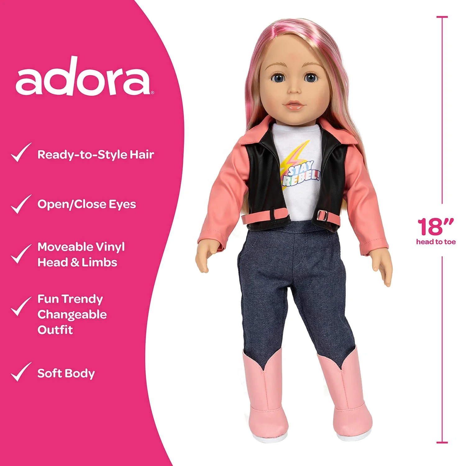 Rebel Girls 18" Doll - Champion - Image 7