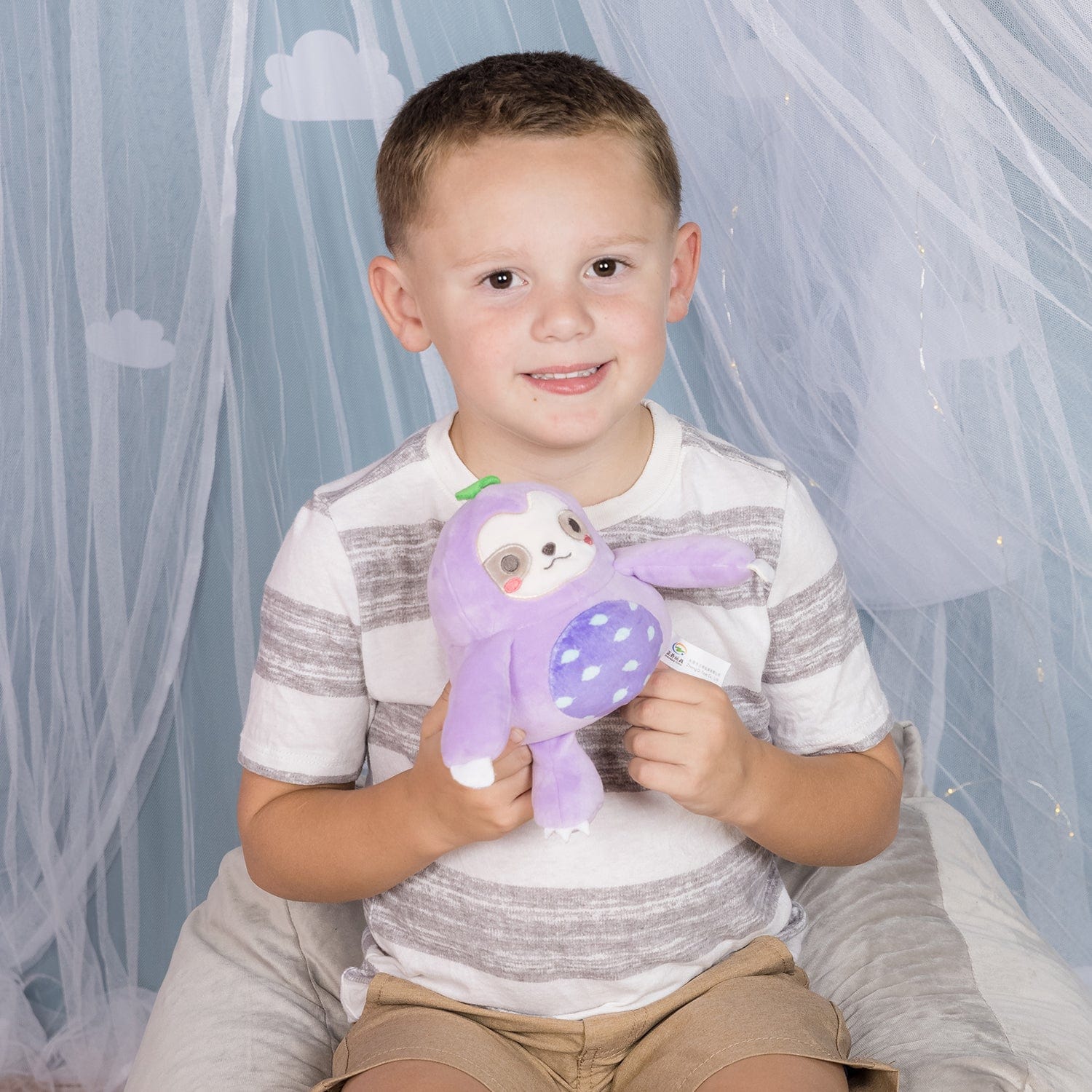Adora Snuggle & Glow Sloth Stuffed Animal, Reversible Glow-in-the-Dark Pet - Image 6