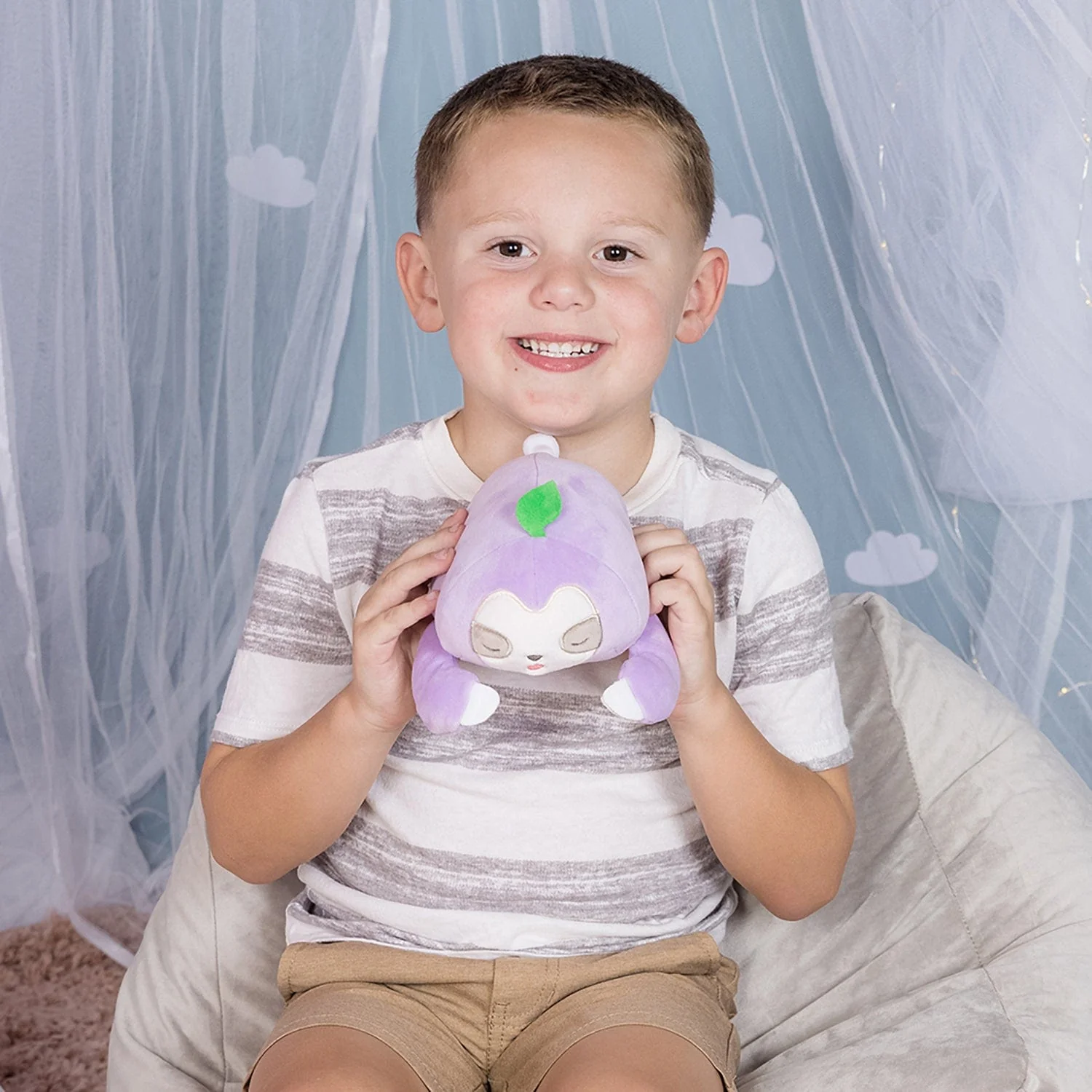 Adora Snuggle & Glow Sloth Stuffed Animal, Reversible Glow-in-the-Dark Pet - Image 9