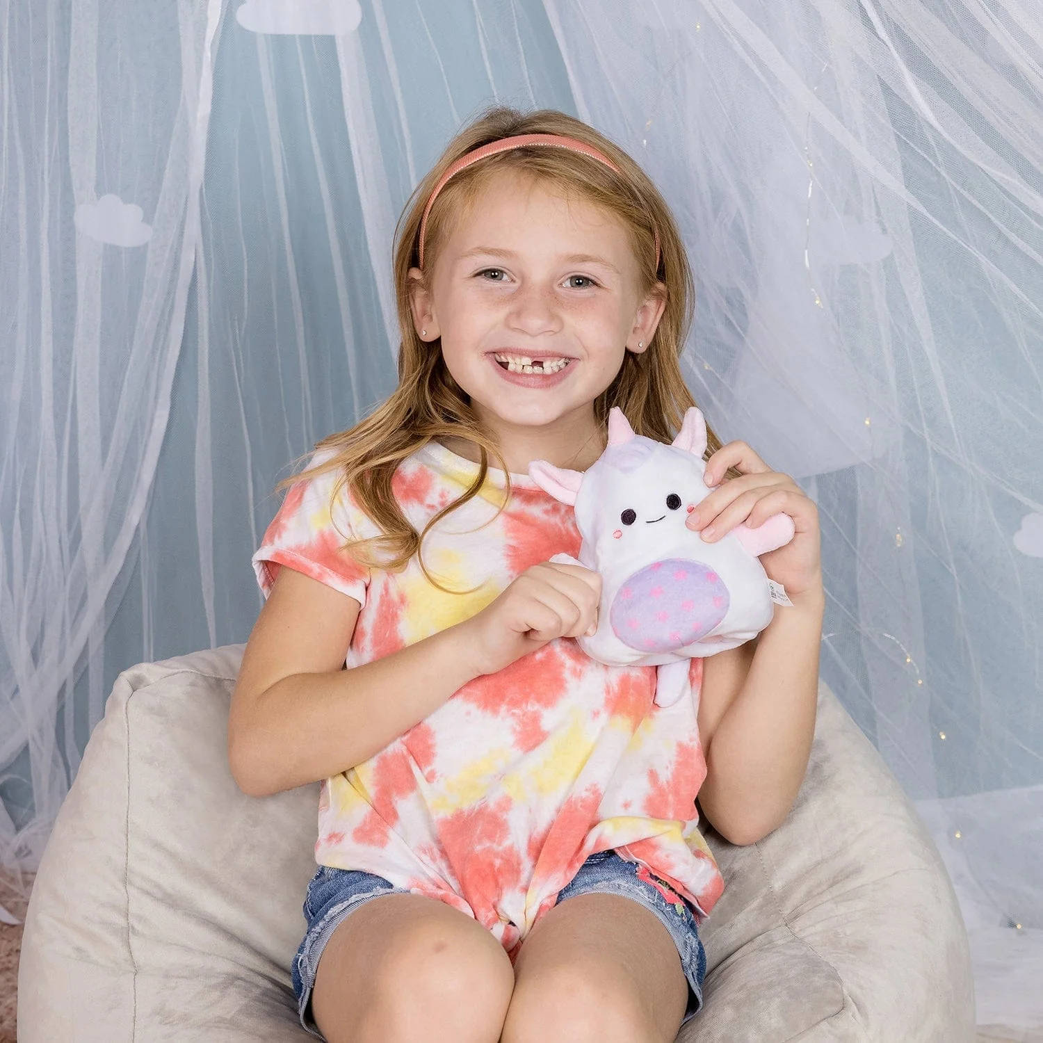 Adora Snuggle & Glow Unicorn Stuffed Animal, Reversible Glow-in-the-Dark Pet - Image 3
