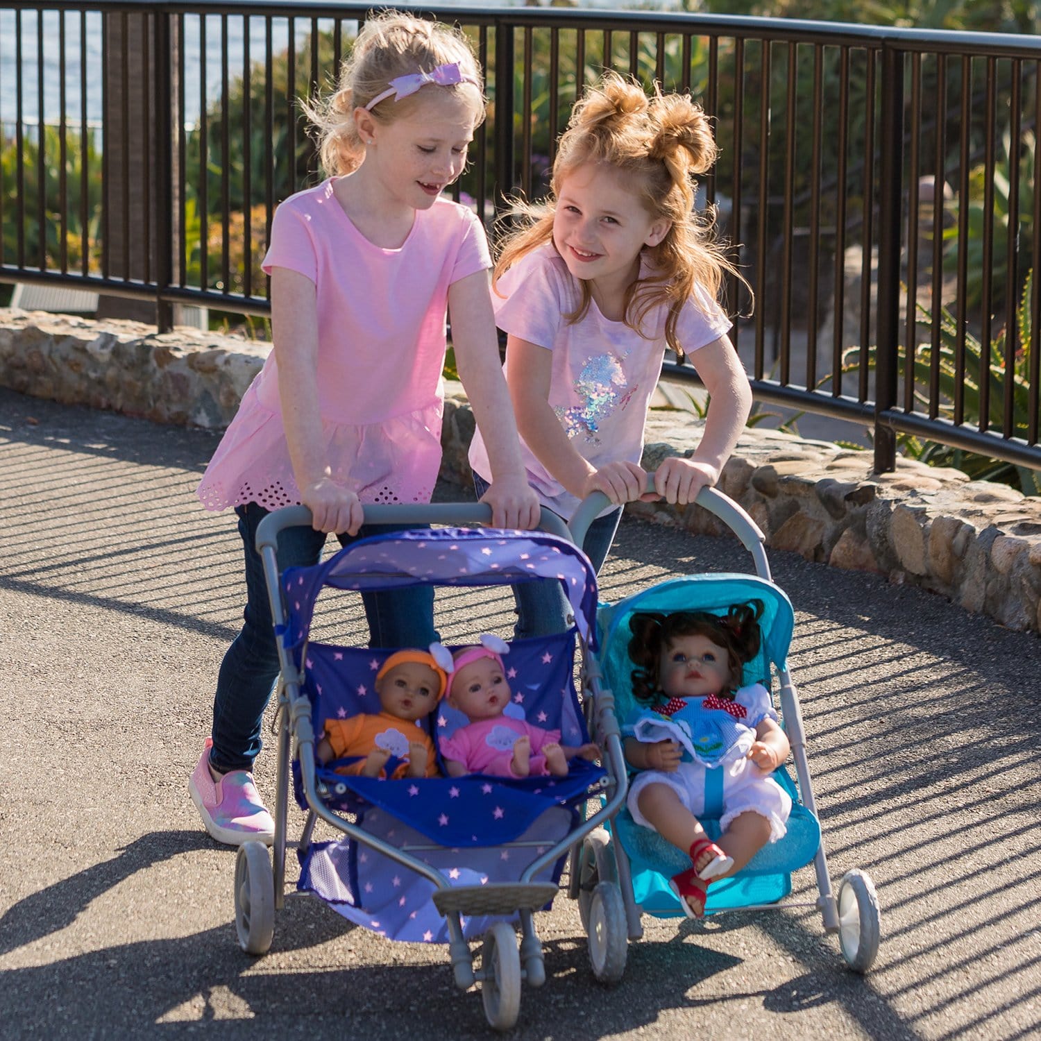 Starry Night Twin Jogger Stroller - Image 9