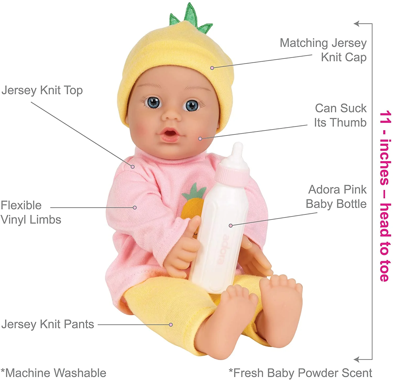Sweet Baby Girl Pineapple - Image 3