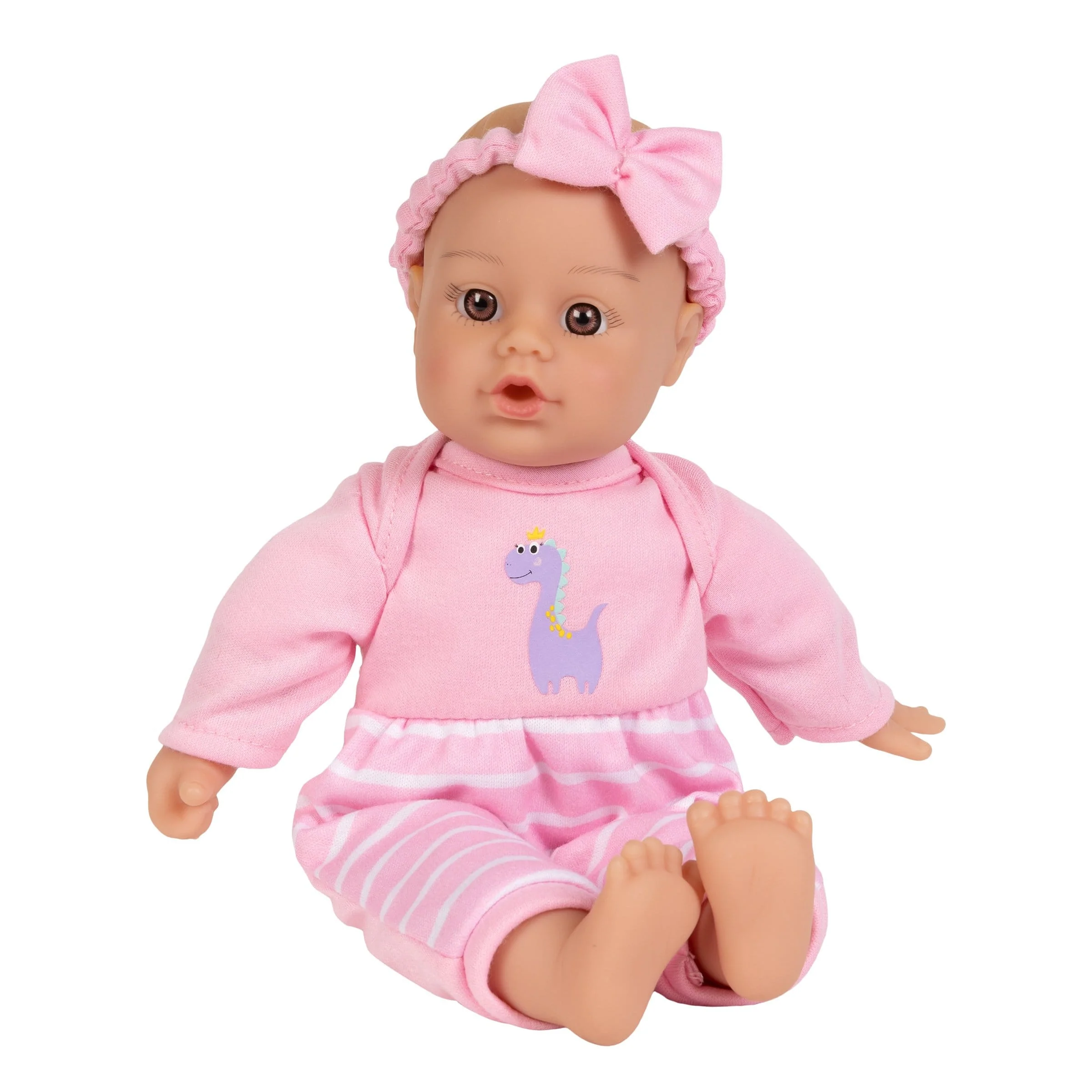 Sweet Baby Pink Dino Girl