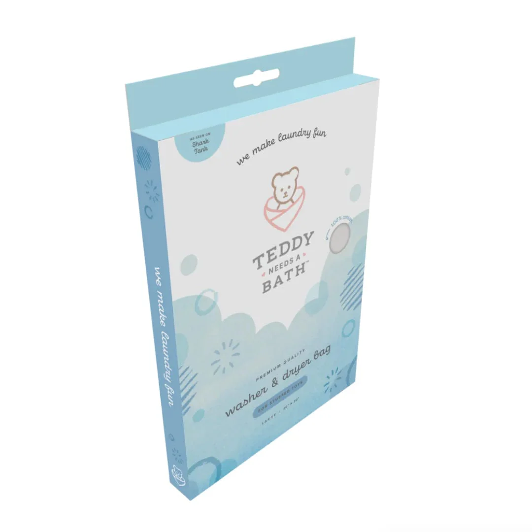 Teddy Needs a Bath Extra Large Washer and Dryer Bag - 20"X30" - Image 8