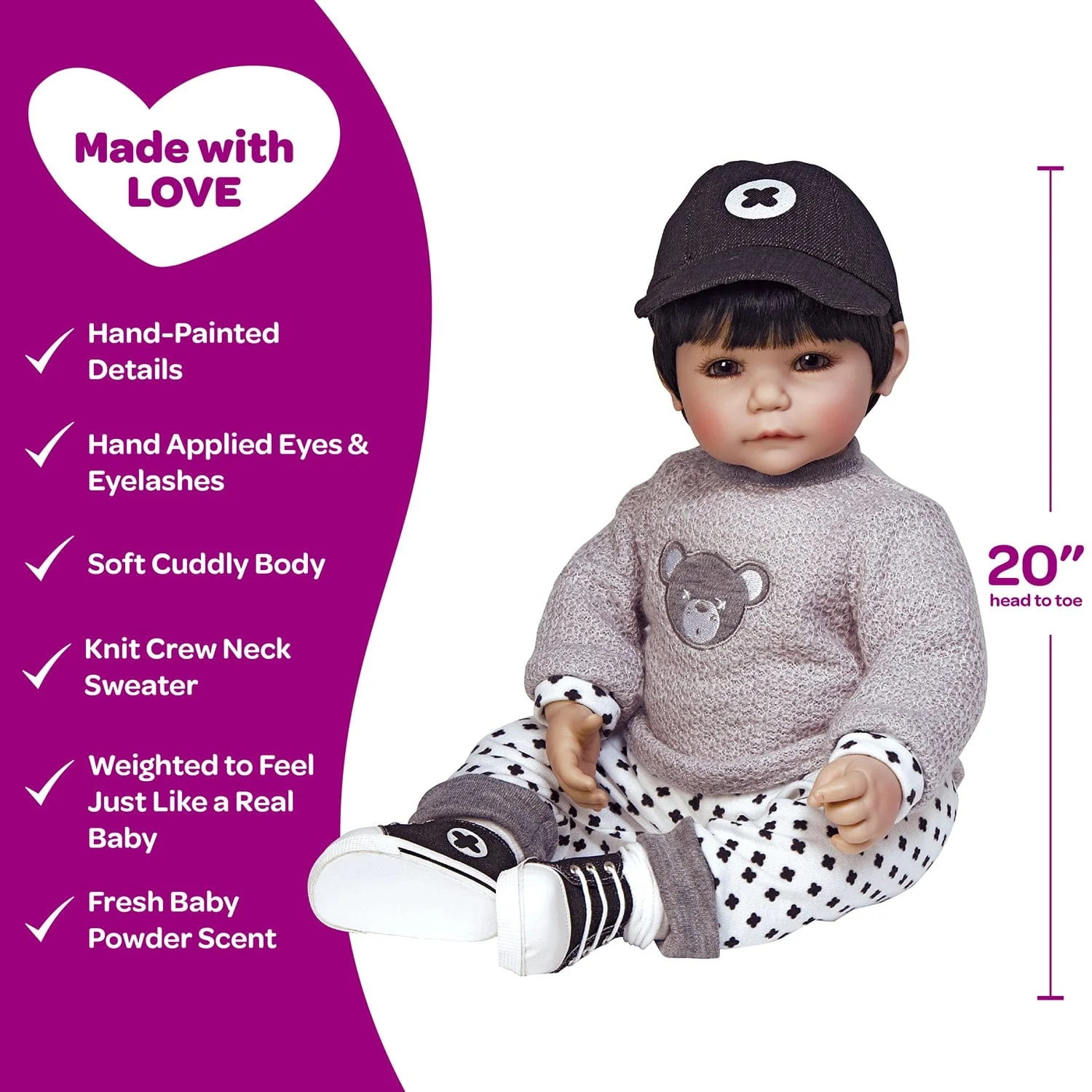 Adora ToddlerTime Doll Bubba Bear - Image 4