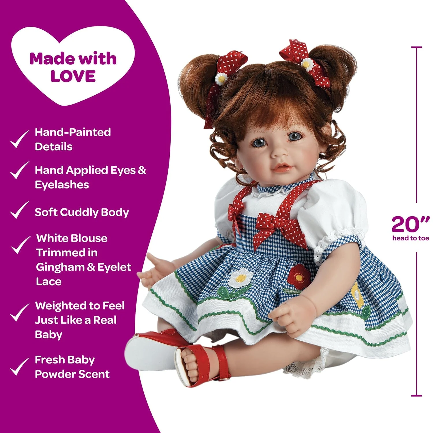 Adora Toddlertime Daisy Delight Baby Doll, Doll Clothes & Accessories Set - Image 4
