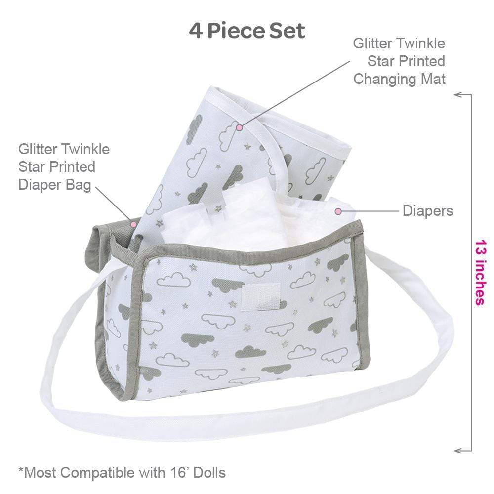Adora Baby Doll Diaper Bag - Twinkle Stars - Image 4