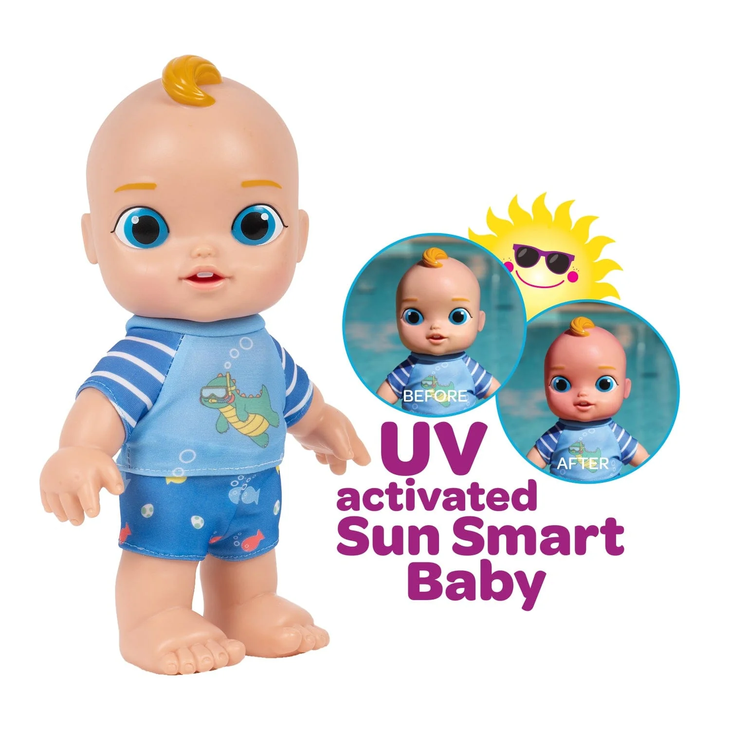 Adora Sun Smart Color-Changing Baby Doll & Doll Clothes Set - Rawrsome! - Image 7