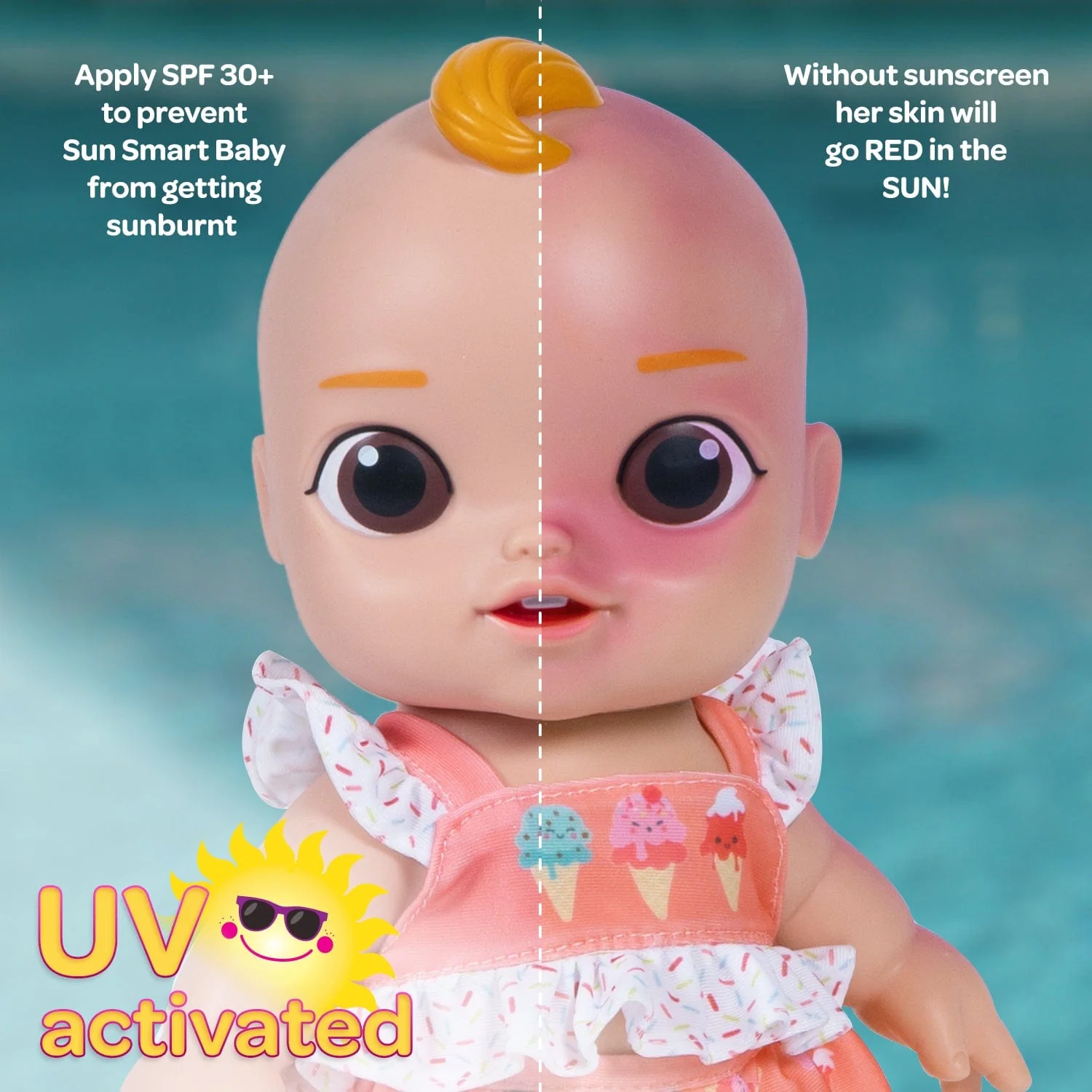 Adora Sun Smart Color-Changing Baby Doll & Doll Clothes Set - Sprinkles - Image 2
