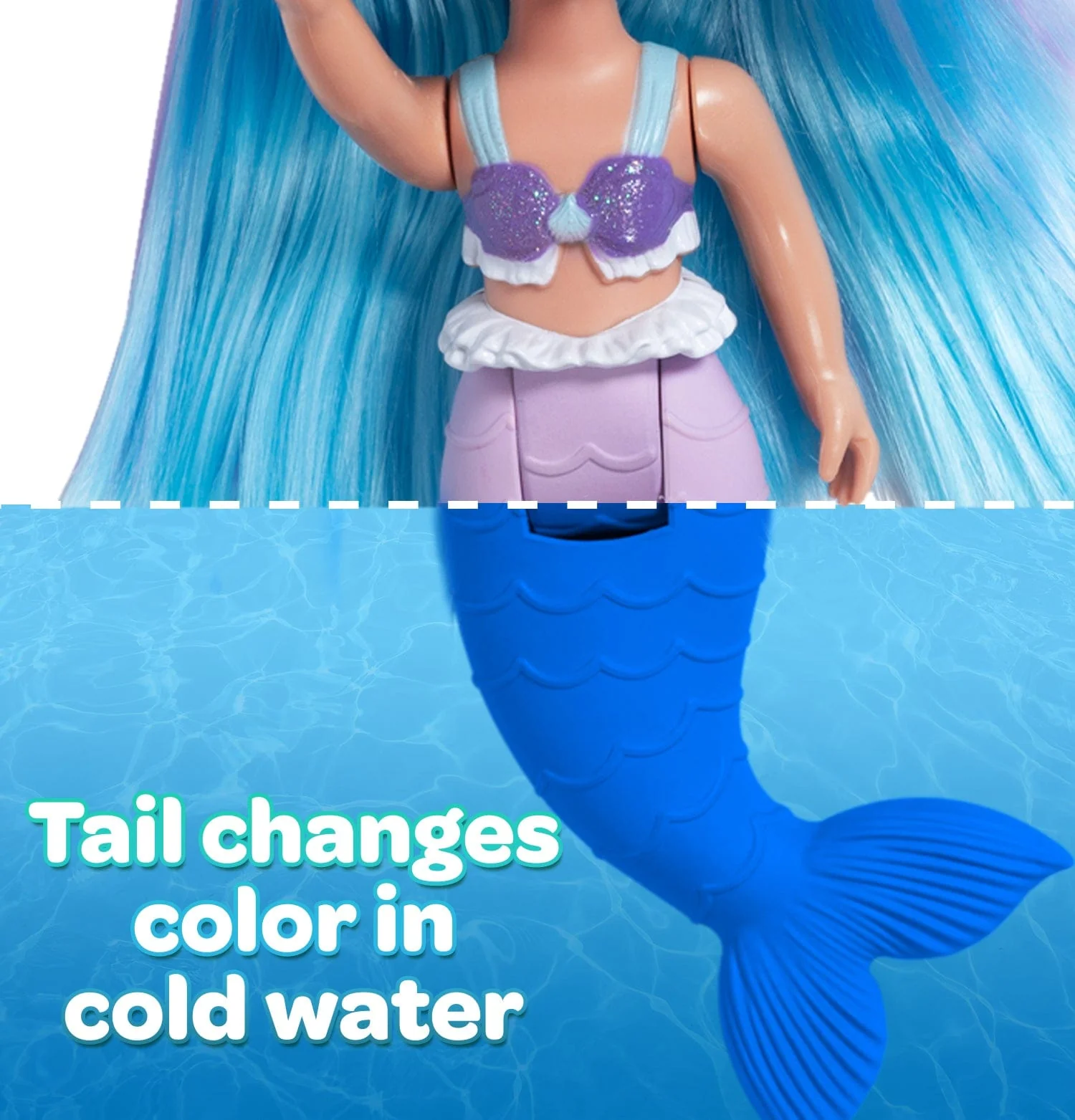 Adora Water Wonder Color-Changing Mermaid Doll - Marina - Image 6