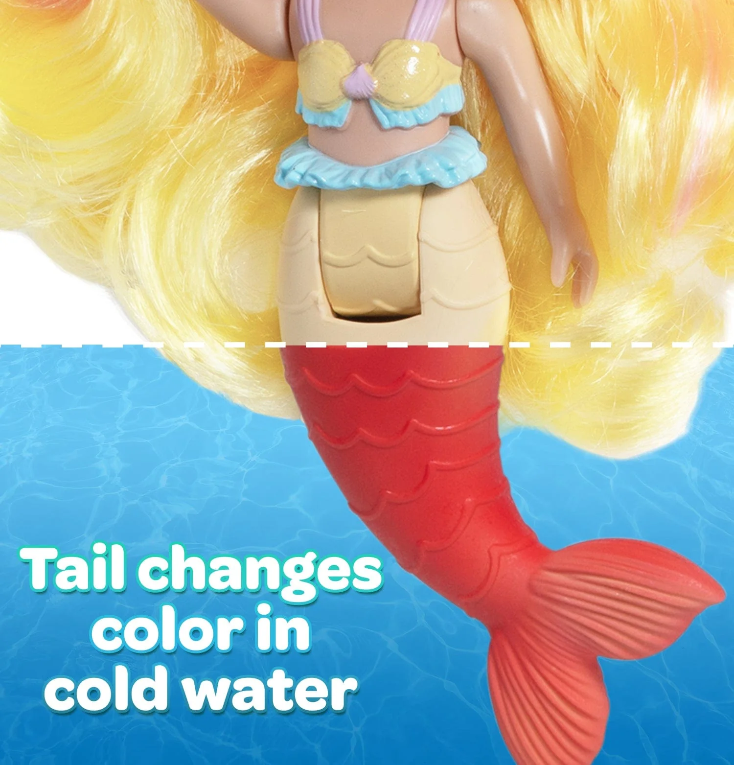 Adora Water Wonder Color-Changing Mermaid Doll - Sandy - Image 6