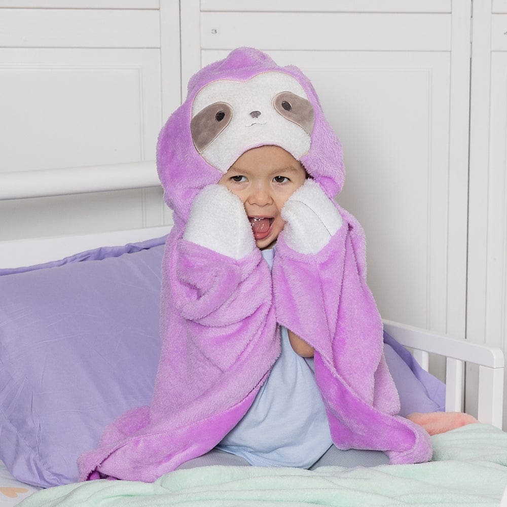 Adora Snuggle & Glow Sloth Plushie Hoodie, Glows in the Dark - Image 4