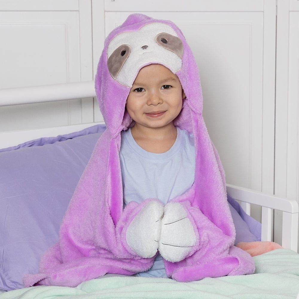 Adora Snuggle & Glow Sloth Plushie Hoodie, Glows in the Dark - Image 6