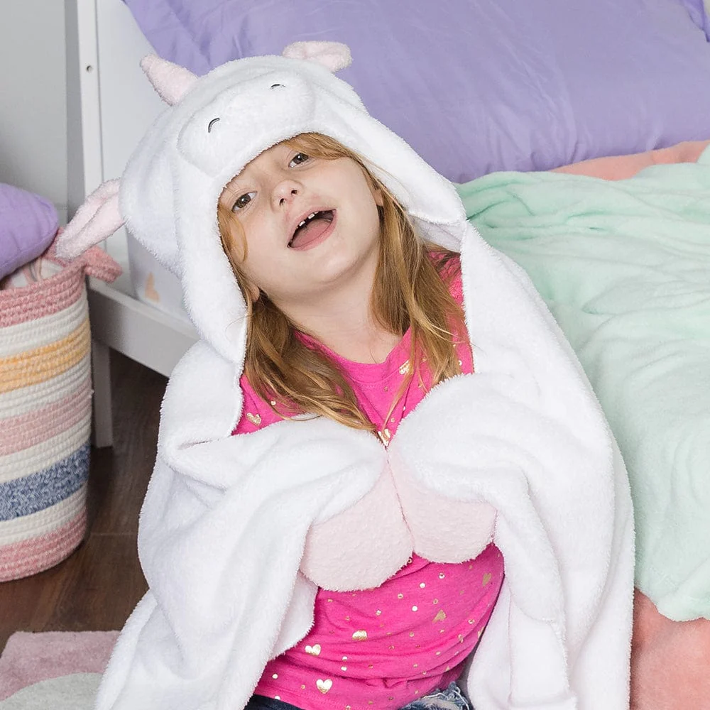 Adora Snuggle & Glow Unicorn Plushie Hoodie, Glows in the Dark - Image 11