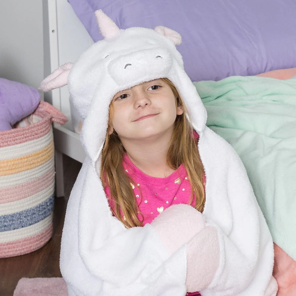 Adora Snuggle & Glow Unicorn Plushie Hoodie, Glows in the Dark - Image 4