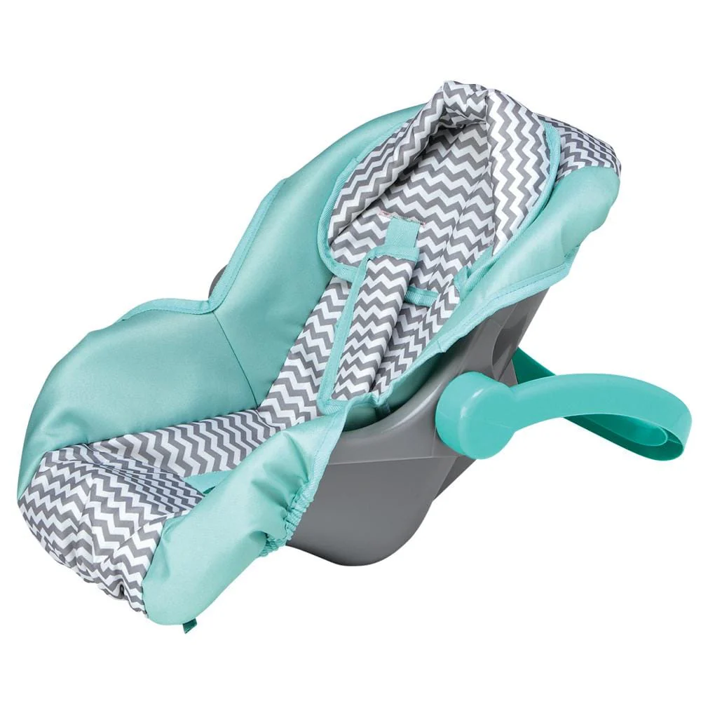 Adora Baby Doll Car Seat Carrier - Zig Zag (Green handle) - Image 3