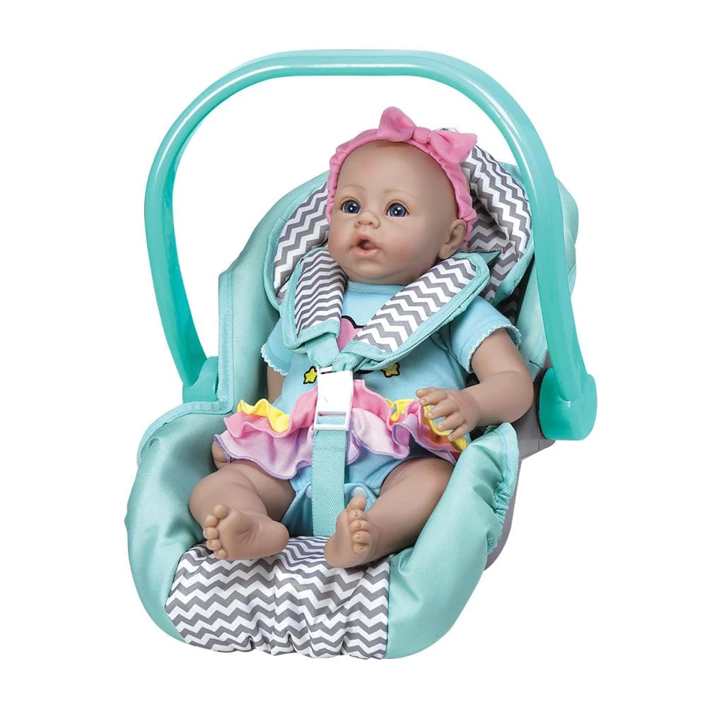 Adora Baby Doll Car Seat Carrier - Zig Zag (Green handle) - Image 6