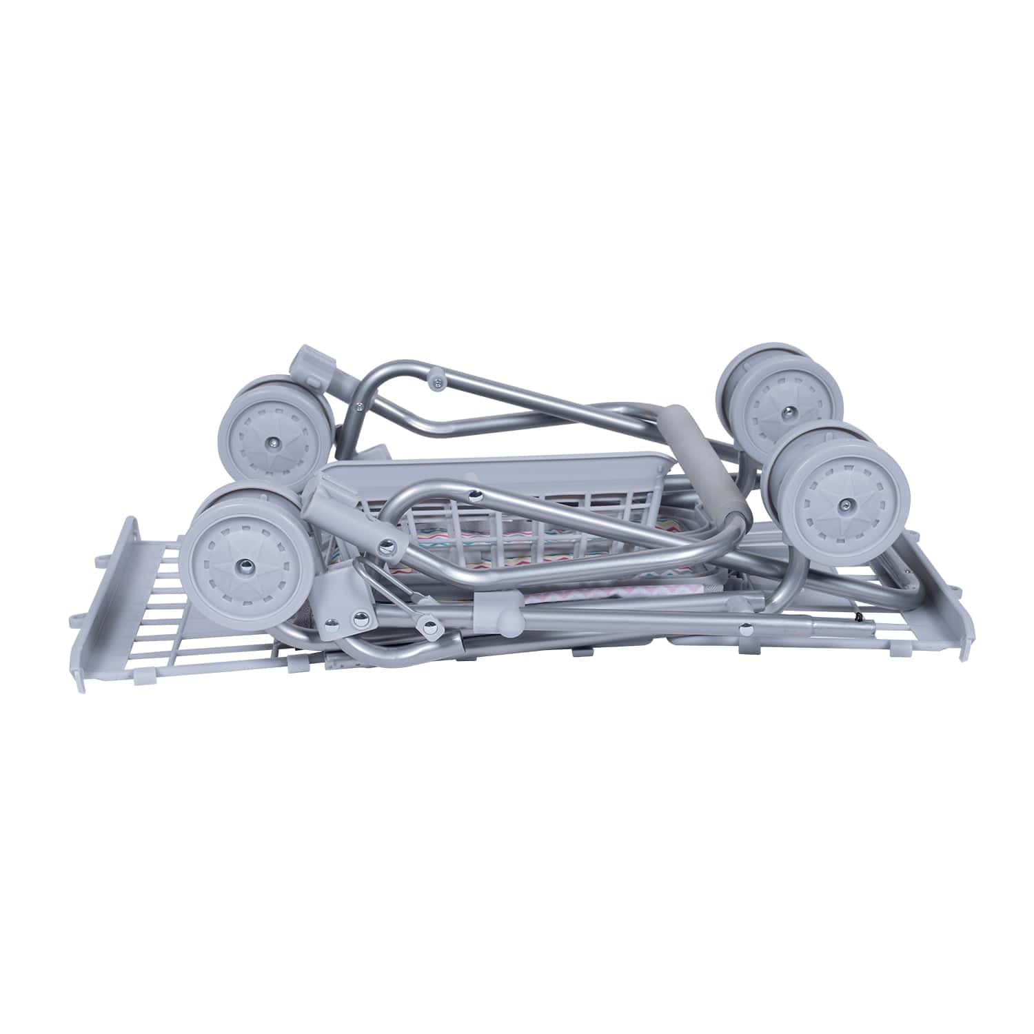 Adora 2-in-1 Shopping Cart with Doll Seat – Zig Zag Rainbow - Image 9